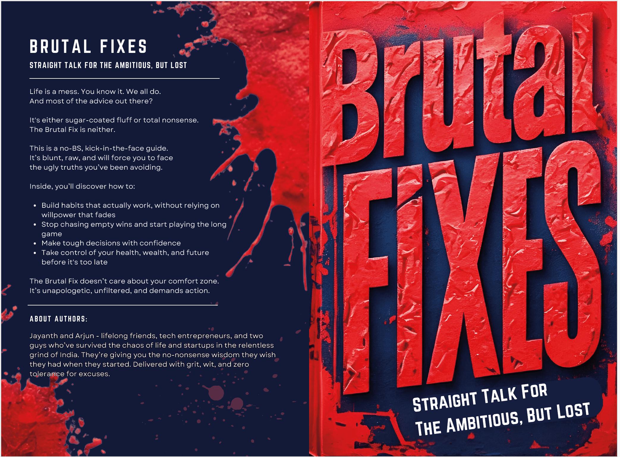 Front and back covers of Brutal Fixes