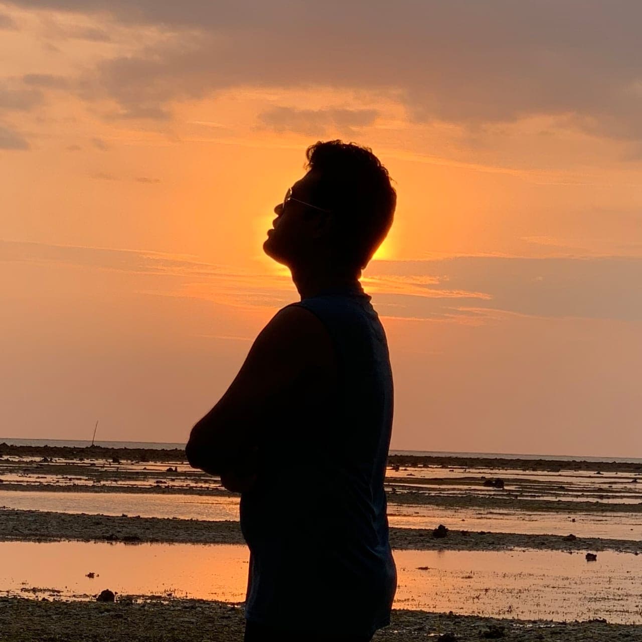 Jayanth Jagadeesh in silhouette